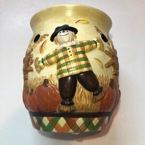 Yankee Candle, Ceramic, Harvest Pumpkin Scarecrow, Wax Warmer/Tea Light Holder